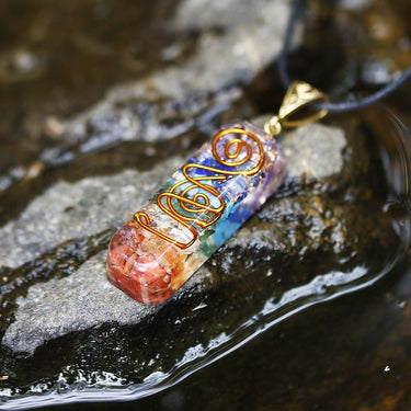 7 Chakras Orgonite Necklace-Your Soul Place